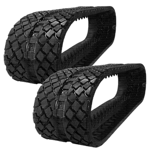 2 Rubber Tracks Fits Bobcat T250 T300 T320 T740 T750 T770 450X86X55 Turf 18" - Picture 1 of 7