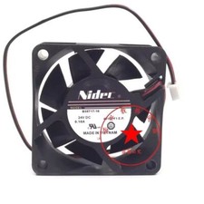 1 Pc. New B35717-16 6025 DC24V 0.18A 6CM 2-Pin Inverter Cooling Fan