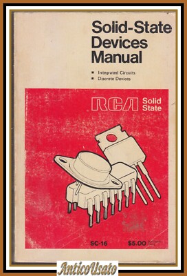 SOLID STATE DEVICES MANUAL integrierte Schaltungen diskret 1975 RCA Libro Integrati