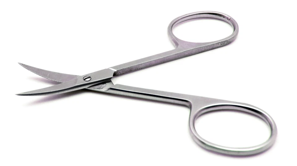 10 Pcs Iris Scissors Curved 3.5" Dental Veterinary Surgical New Instruments - Image 3 of 4