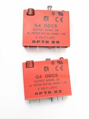 Set of 2 X OPTO22 G4 ODC5 -Digital 5-60 VDC Output Module - New - Free Shipping