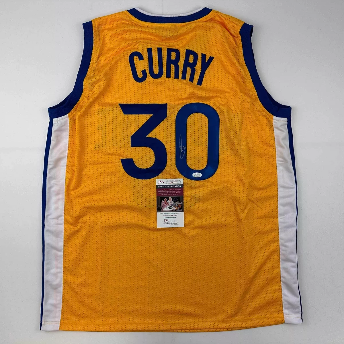 Autographed steph curry jersey cheap