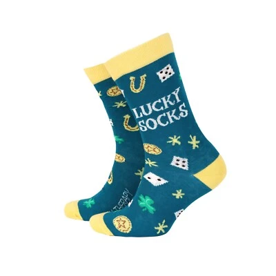 Men's Lucky Socks Gift Socks from Sock Therapy by Smiling Faces