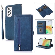 For Samsung Galaxy A72 A51 A16 A15 A14 Leather Zipper Wallet Phone Case Cover