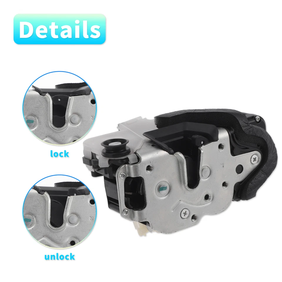 Atuador de trava de porta traseira direita motor adequado para Chevrolet Trax 2015-2022 No.13579546 - Imagem 4 de 4