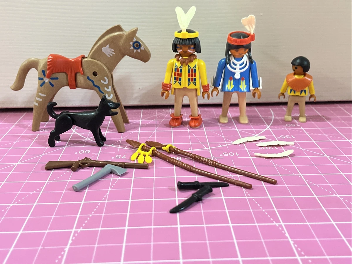 Playmobil native american deals camp
