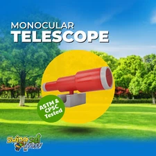 SWING SET STUFF INC MONOCULAR TELESCOPE (RED) play recess fun equipment kid 0289