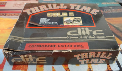 Thrill Time Gold Volume 2 (1988) Commodore C64 (5 Disk, Box, Manual) works 8-bit