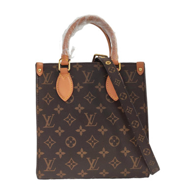 Louis Vuitton Sac Plat BB Classic Monogram Coated Canvas With Calfskin #PDMO