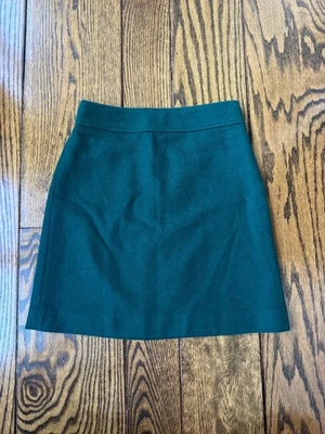 J.Crew Women’s Skirt, Size 00 in Green - Image 1 of 4