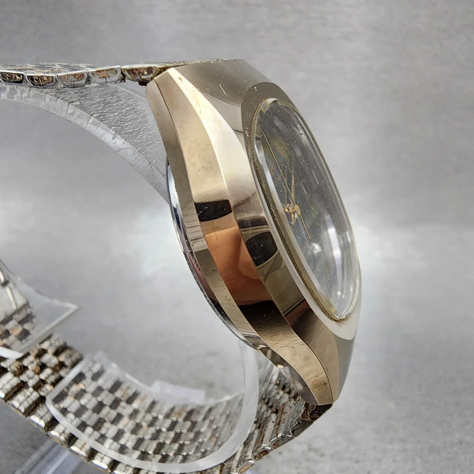 Technos Borazon часы мужчин 36 мм Tiger глаз шкала вольфрама Дата круглый новый аккумулятор - Изображение 4 из 4