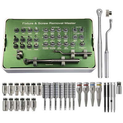 MCTBIO Implant Fixture & Fractured Screw Removal Kit MCT FSRK-02 Surgical Tool