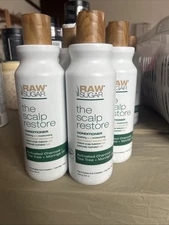 4 Count Raw Sugar, Scalp Restore Conditioner With Tea Tree, And Moringa Oil New