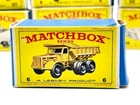 Vintage 1960s Lesney Matchbox #6 EUCLID QUARRY DUMP TRUCK Original BOX ONLY!