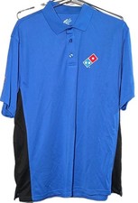 Domino's GEAR Men's Team Member Blue Polo Shirt XXL 2X Large