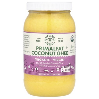 Organic Virgin PrimalFat Coconut Ghee, 15 oz (425 g)