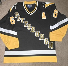Vtg Jaromir Jagr Pittsburgh Penguins Starter Hockey Jersey Large