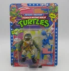 TMNT Lt Leo 1991 Playmates Unpunched MOC Sealed Vintage Action Figure