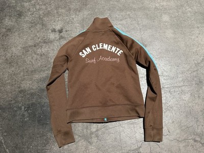 Vintage Y2k Hollister Brown/blue Track Jacket Surf Academy Preppy