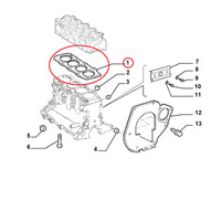 Zylinderkopf Dichtung Fiat Marea Bravo Lancia Lybra Original 46449944