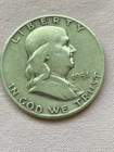1951 D Franklin silver half dollar a very fine coin , plus a surprise