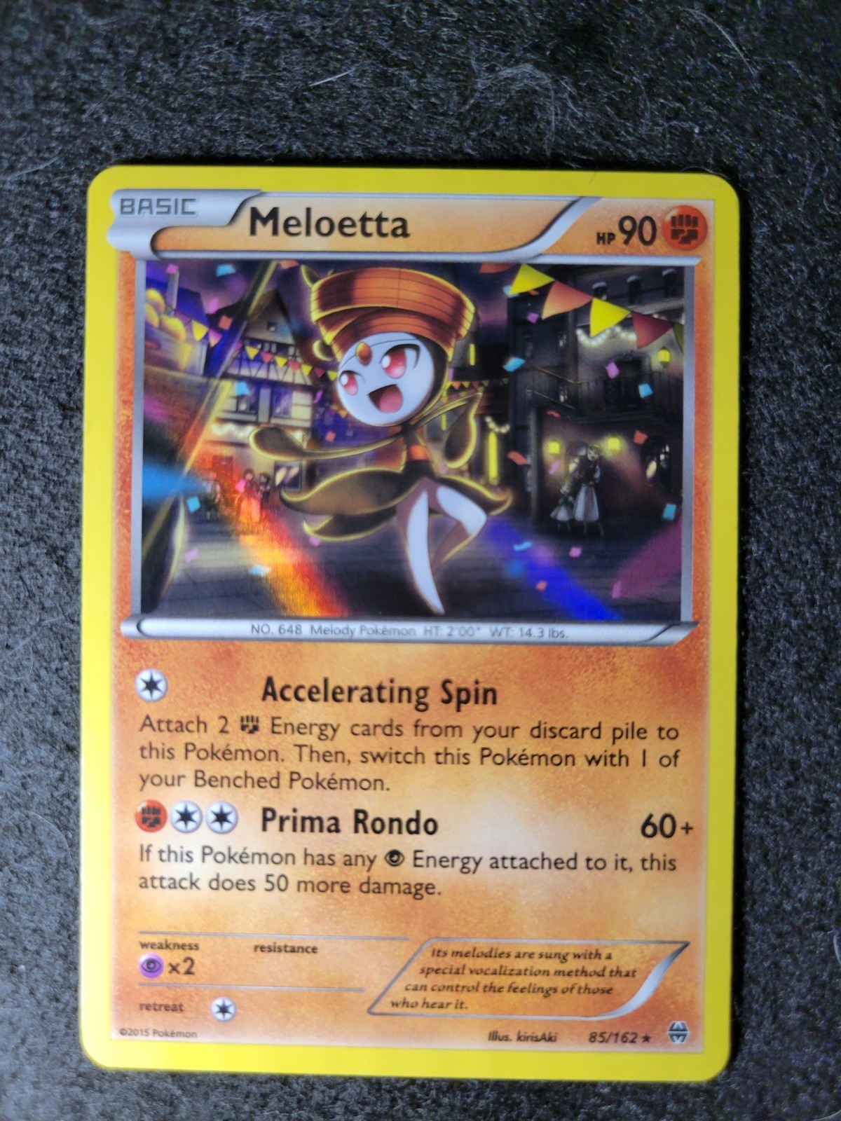 Pokemon - Breakthrough - Meloetta 85/162