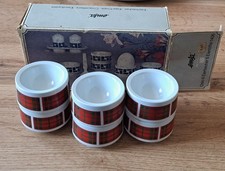 70er Jahre Eierbecher Emsa 6 Stück Original Karton