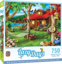 Lakeside Retreat Puzzle 18X24 Matte Finish Eco Friendly 100 Recycled Pieces