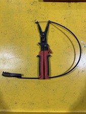 Snap-on Shcp1 Ratcheting Remote Hose Clamp Pliers Red Used