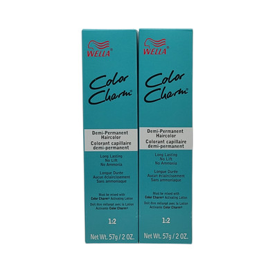 2 Pack Wella Color Charm Permanent Gel Hair Color 9G 9/3 Soft Golden Blonde 2 oz