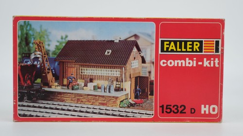 Faller H0 1532 D combi-kit, pequeño cobertizo de mercancías | Condition: Gebraucht