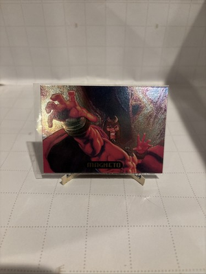 #ad #ad 1994 Marvel Masterpiece quot;Power Blastquot; Subset Chase Card #6 of 9 Magneto $3.99