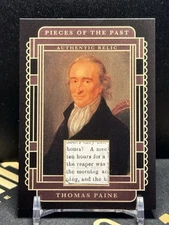 Pieces Of The Past Thomas Paine Authentic Relic #SR-TP