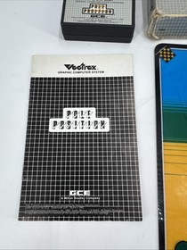 Vectrex Pole Position Complete CIB Video Game Cartridge Manual Overlay 1983 RARE