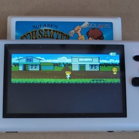 There is a box theory Tom Sawyer of Square Nintendo Famicom Retro game