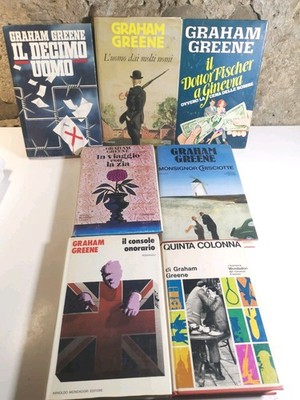 Lot 7 Bücher Graham Greene 60/70/80er Jahre