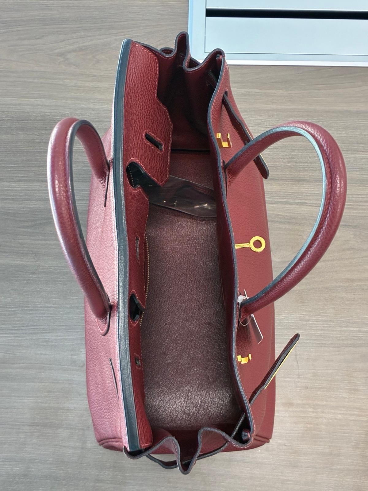 HERMÈS Birkin 30 Rouge H Togo — image 22