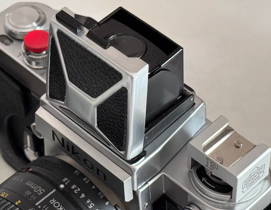 New Metal Leather DW-1 Waist Level Finder for Nikon F/F2 Film