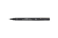Uni-Pin Fine Liner Marker, 0.4mm Black, Single Pen, Drawing, Sketching, Art