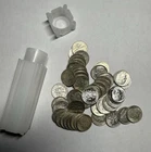 Roll Of 50 Roosevelt Dimes 90% Silver Circulated