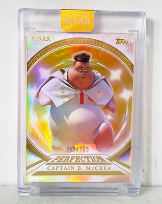 2025 Pixar Gold Perfection #PP-48 Captain B McCrea 67/100 Encased from Wall-E