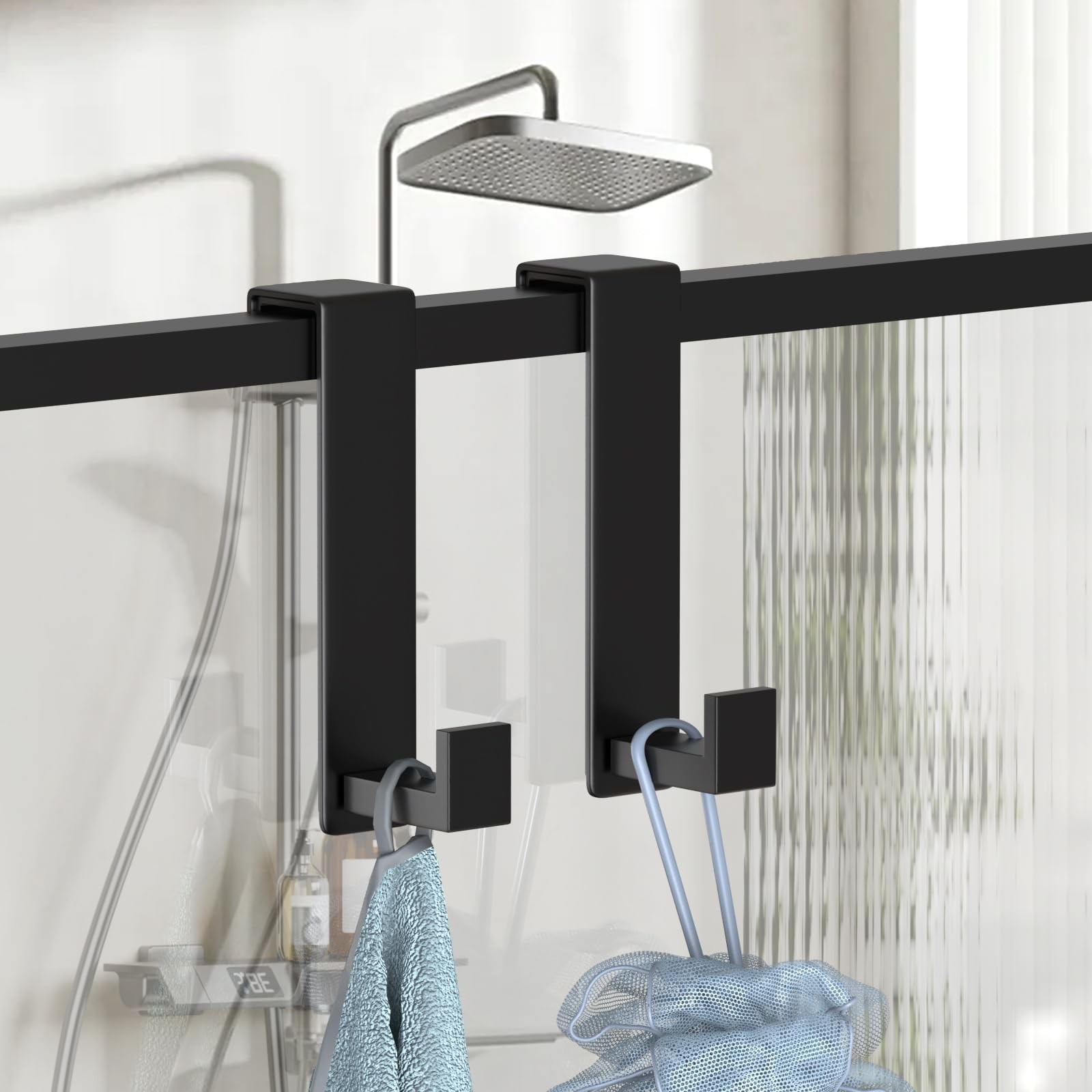 2-Pack Over The Door Hooks - Rustproof Stainless Steel Door Hangers Fits for ...