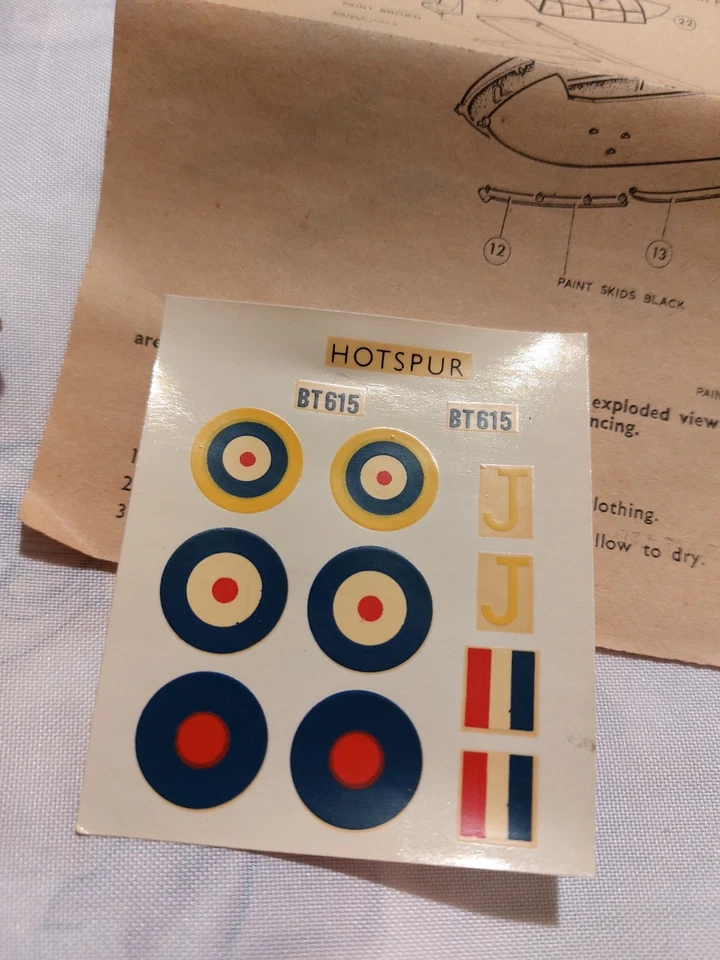 FROG AEREO MODELLINO Hotspur II Glider 1:72 Scale Red Series 1963 - Immagine 4 di 4