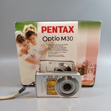 Pentax Optio M30 7.1MP Digital Camera Silver Tested Pentax Digital Camera.