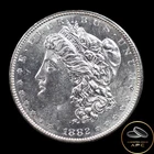 1882-S Morgan Dollar 90% Silver Combined Shipping Luster++ BU+