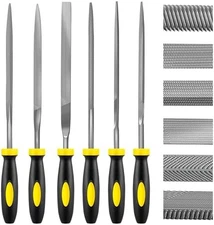 Needle File Set 6 Piece Hardened Alloy Steel
