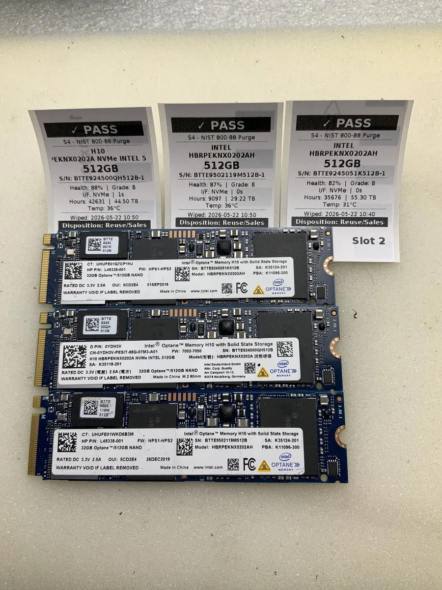 内蔵型SSD Intel 512GB NVMe M.2 SSD & HDD 1TB Intel M.2 Interface 512 GB Solid State Drives for sale | eBay