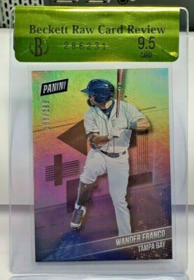 Wander Franco 2019 Panini The National Prospect #'d 138/299 - BGS 9.5 Gem - RAYS