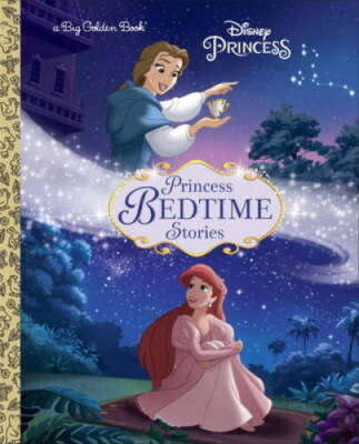 #ad Princess Bedtime Stories Disney Princess Big Golden Book Hardcover GOOD $5.98
