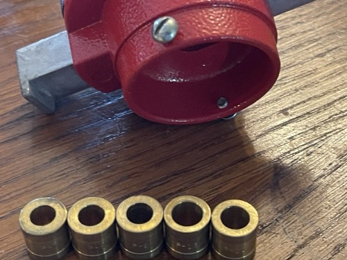 Hornady Pacific Pistol Powder Measure 5 Bushings 7 8 9 11 13 NOS NICE CONDITION - Picture 12 of 24